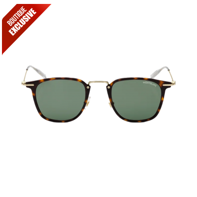 Montblanc 133064 SUNGLASSES WITH HAVANA COLOURED INJECTED FRAME