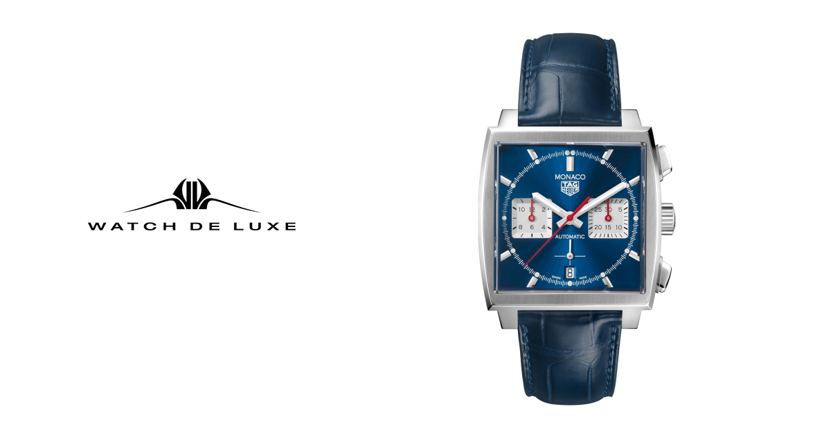 Tag heuer monaco deals blue dial