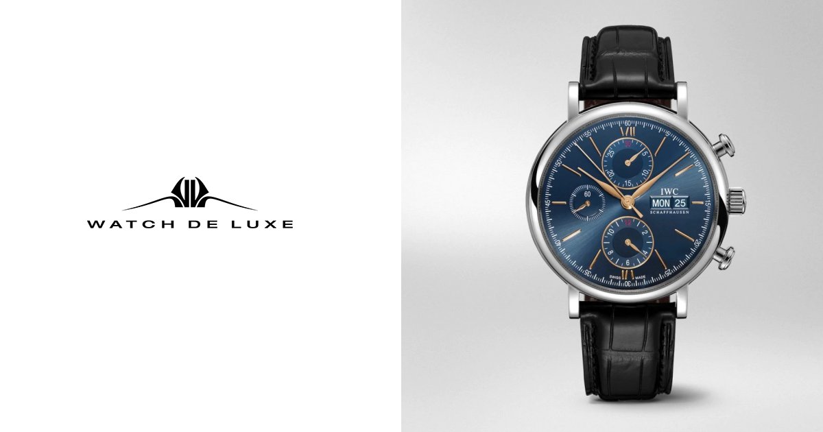 IWC Schaffhausen Portofino Chronograph IW391036 WATCH DE LUXE