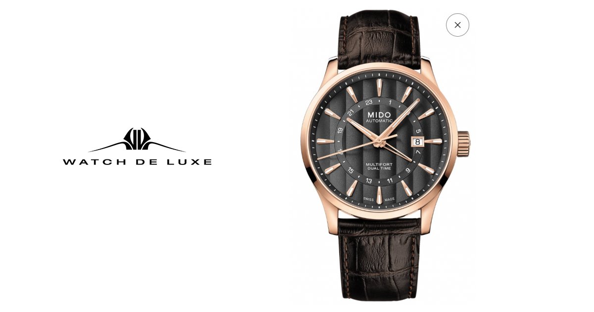 Mido Multifort Dual Time M0384293606100 WATCH DE LUXE Magyarorszag