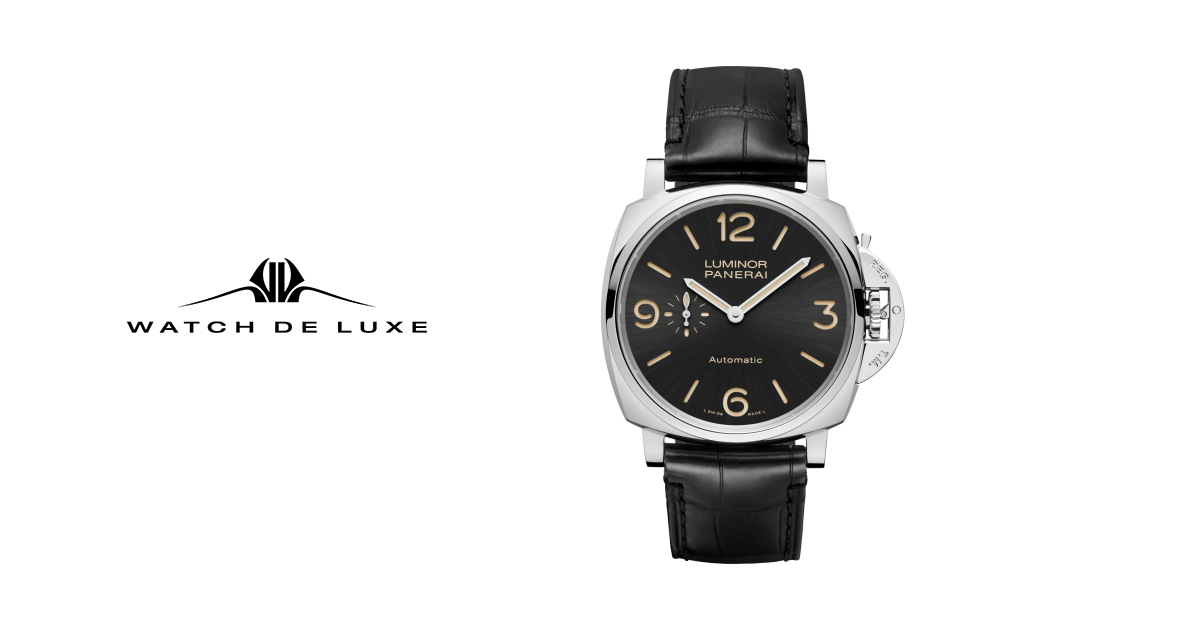 Panerai luminor discount due automatic black