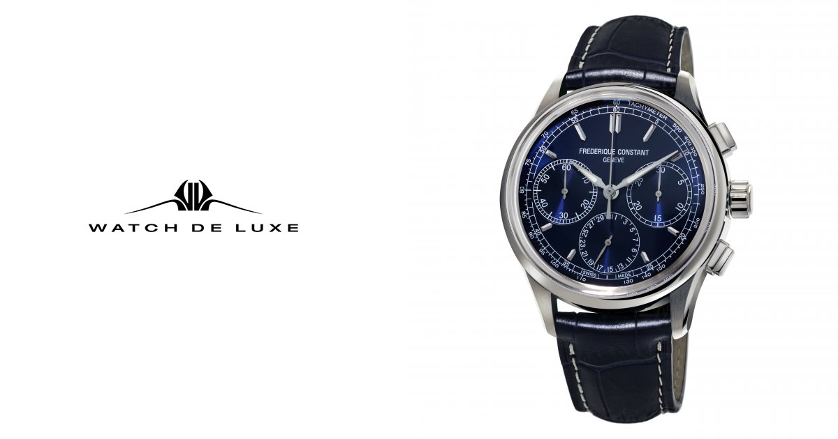 Frederique Constant Flyback Fc 760n4h6 Watch De Luxe