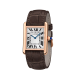 Cartier Tank Louis Cartier WGTA0011 33,7x25.5mm Large quartz, 18K yellow gold, leather