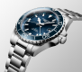 Longines HydroConquest GMT L37904966 41mm Automatik-Stahlgehäuse mit Stahlschließe