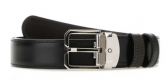 Montblanc 1200x30x5mm 132873 Reversible leather belt black/brown