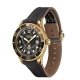 Montblanc ICED SEA 133300 41mm bronze case with rubber strap