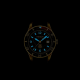 Montblanc ICED SEA 133300 41mm bronze case with rubber strap