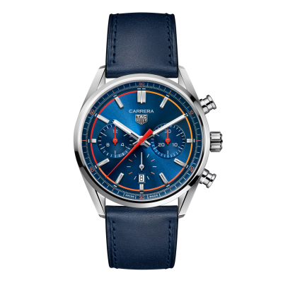 TAG Heuer Carrera CHRONOGRAPH CBN201D.FC6543 42mm Stahlgehäuse mit Lederband