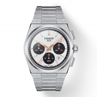 Tissot T-Classic PRX AUTOMATIC CHRONOGRAPH T137.427.11.011.00 42mm stainless steel case with steel buckle