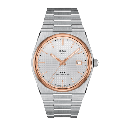 Tissot T-Classic PRX POWERMATIC 80 T137.407.21.031.00 40mm stainless steel case with steel buckle