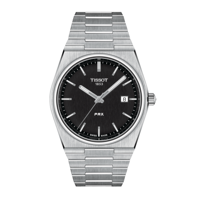 Tissot T-Classic PRX POWERMATIC 80 T1374101105100 40mm stainless steel case with steel buckle