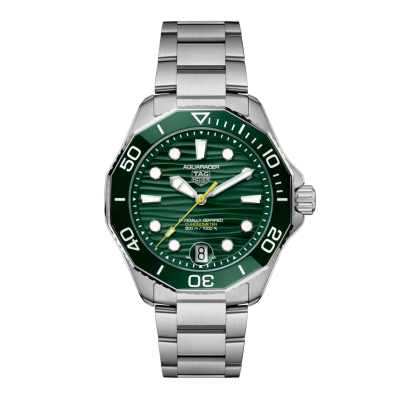 TAG Heuer Aquaracer PROFESSIONAL 300 DATE WBP5116.BA0013 42mm Stahlgehäuse mit Stahlschließe