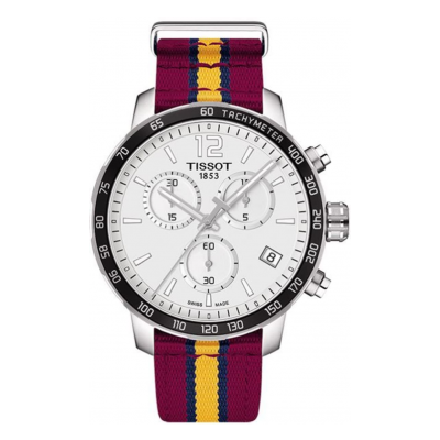 Tissot Quickster Chronograph NBA T095.417.17.037.13 42mm acél tok textil szíj