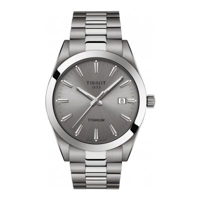 Tissot GENTLEMAN QUARTZ T127.410.44.081.00 40mm Titangehäuse mit Titanschließe