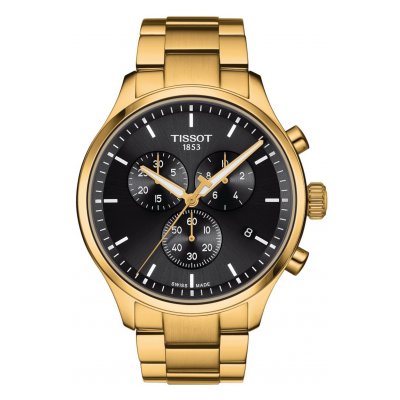 Tissot CHRONO XL QUARTZ T116.617.33.051.00 45mm gold-colored case with gold-colored buckle