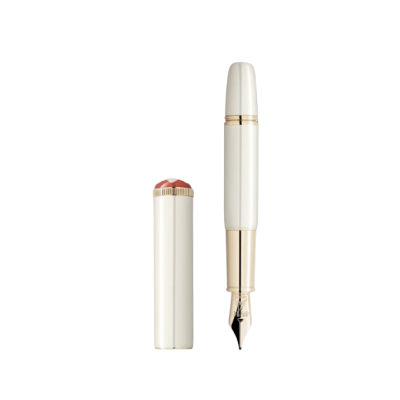 Montblanc Heritage Collection ROUGE ET NOIR "BABY" SPECIAL EDITION 128121 IVORY-COLORED FOUNTAIN M