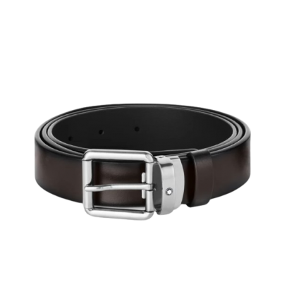 Montblanc 1200x30x5mm 131185 BROWN 30 MM LEATHER BELT