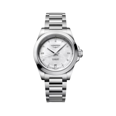 Longines Conquest L34304876 Women's automatic watch with diamond indexes