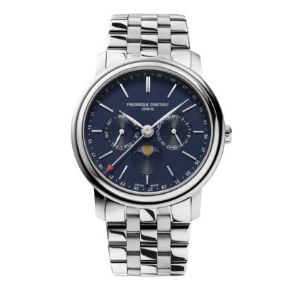 Frederique Constant Classic INDEX BUSINESS TIMER FC-270N4P6B Men's quartz watch 40mm
