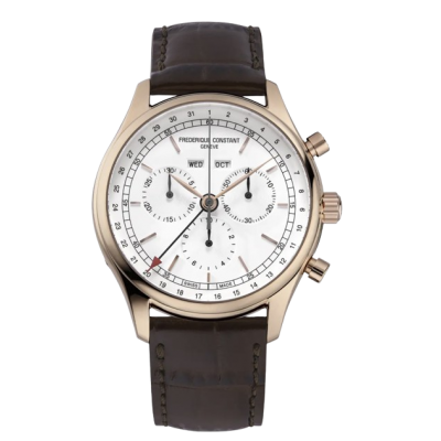 Frederique Constant Classic QUARTZ CHRONOGRAPH TRIPLE CALENDAR FC-296SW5B4 Men's quartz watch 40mm
