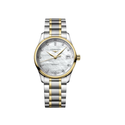 Longines Master Collection L23575877 Women's automatic watch with diamond indexes 34mm