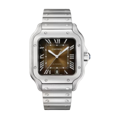 Cartier Santos de Cartier WSSA0064 Large, automatic, steel, two changable bracelets