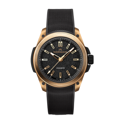 Norqain WILD ONE GOLD 42MM LIMITED EDITION NNQ3000GGB1LA/B003 42mm Titanium Gold case with rubber strap