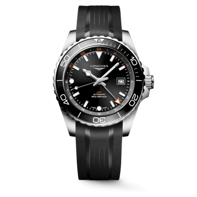 Longines HydroConquest GMT l38904569 43mm automata acél tok gumi szíj