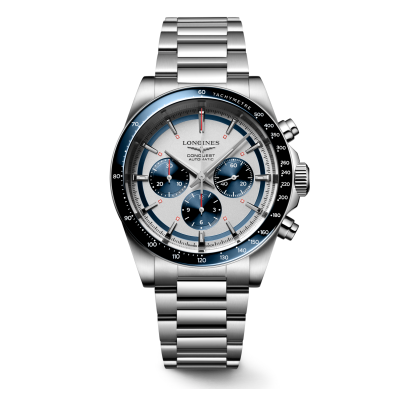 Longines Conquest CHRONOGRAPH l38354986 42mm Stahlgehäuse mit Stahlschließe