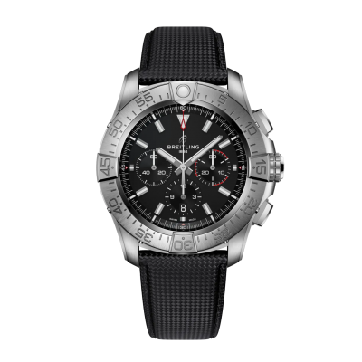 Breitling Super Avenger B01 Chronograph 46 EB0148101B1X1 46mm titanium case with leather strap