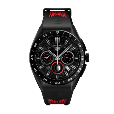 TAG Heuer Connected Calibre E4 Sport Edition SBR8A80.EB0259 Calibre E4 45mm Titánium tok gumiszalag