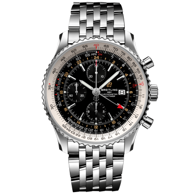 Breitling Navitimer GMT Navitimer chronograph GMT 46 A24322121B2A1 Slide Rule, Automatic Chronograph, 46 mm