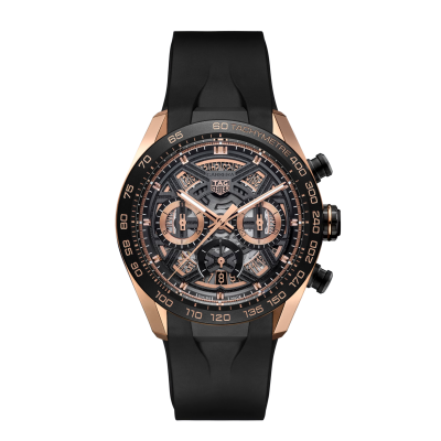 TAG Heuer Carrera CHRONOGRAPH EXTREME SPORT CBU2050.FT6273 44mm gold titanium case with rubber strap