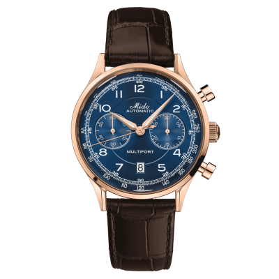 Mido Multifort Patrimony Chronograph M0404273604200 M040.427.36.042.00 | 42mm Automatic Caliber 60