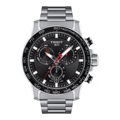 Tissot Supersport CHRONOGRAPH T125.617.11.051.00 45mm Stahlgehäuse mit Stahlschließe